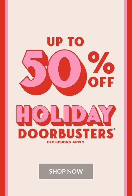 Shop Holiday Doorbusters