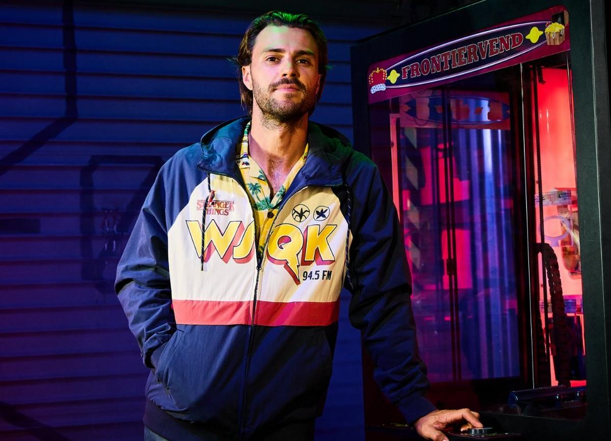 Stranger Things WSQK The Squawk Windbreaker — BoxLunch Exclusive
