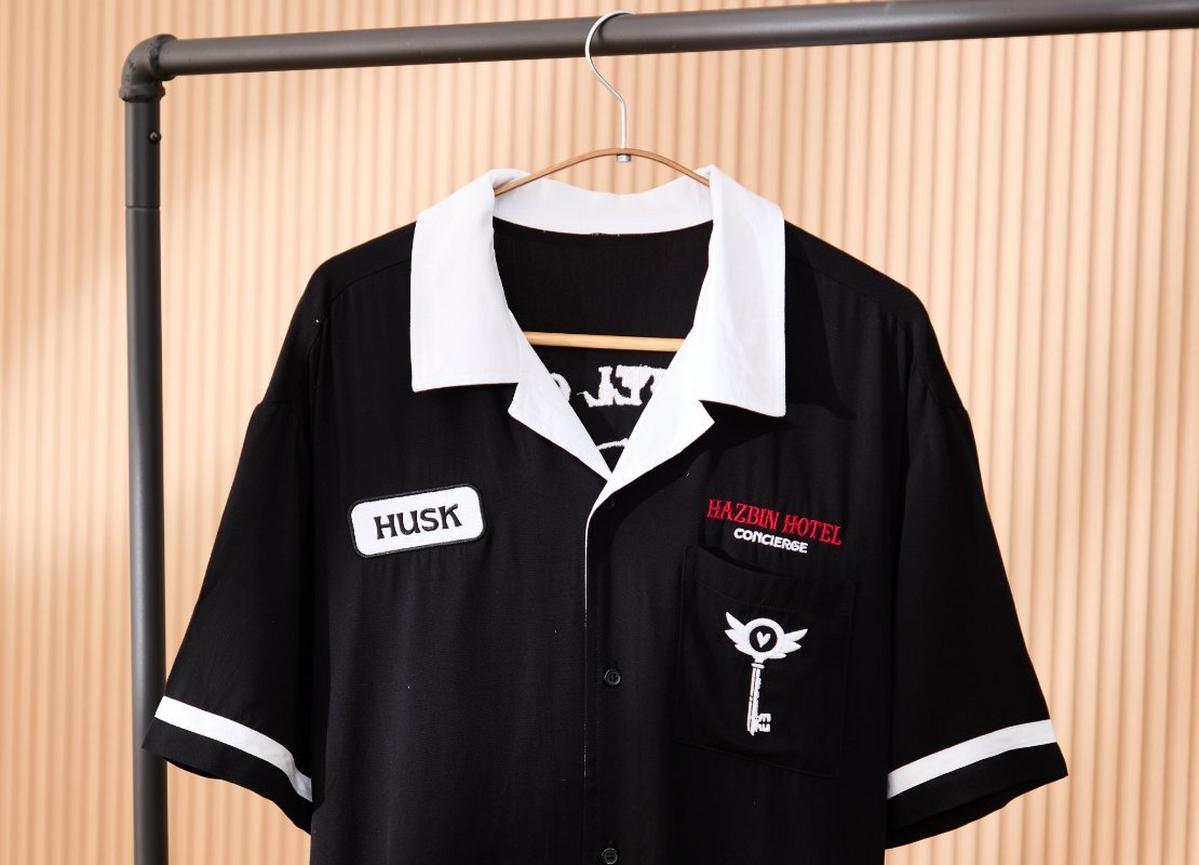 Hazbin Hotel Husk Concierge Woven T-Shirt — BoxLunch Exclusive