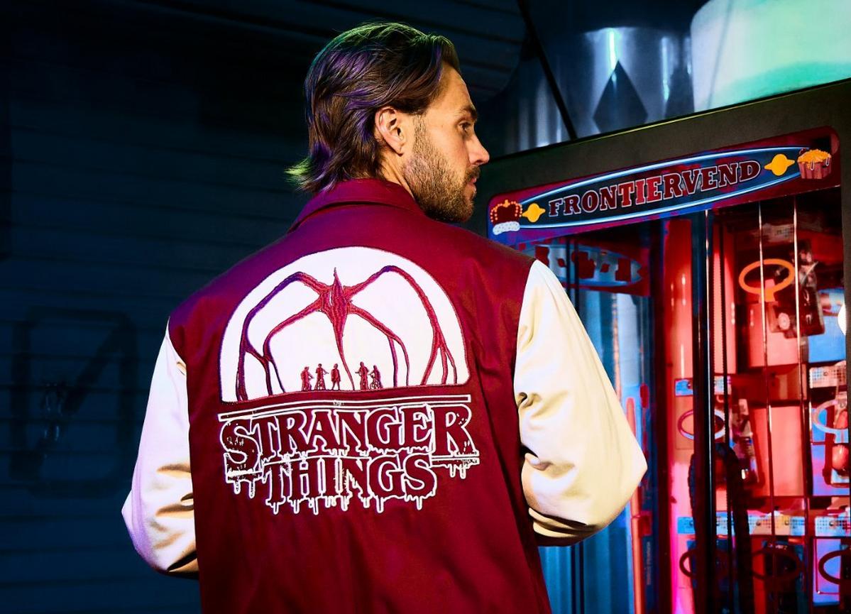 Stranger Things Logo Retro Varisty Jacket - BoxLunch Exclusive