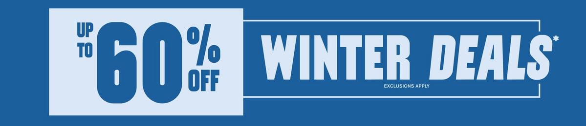 Up To 60% Off Winter Deals