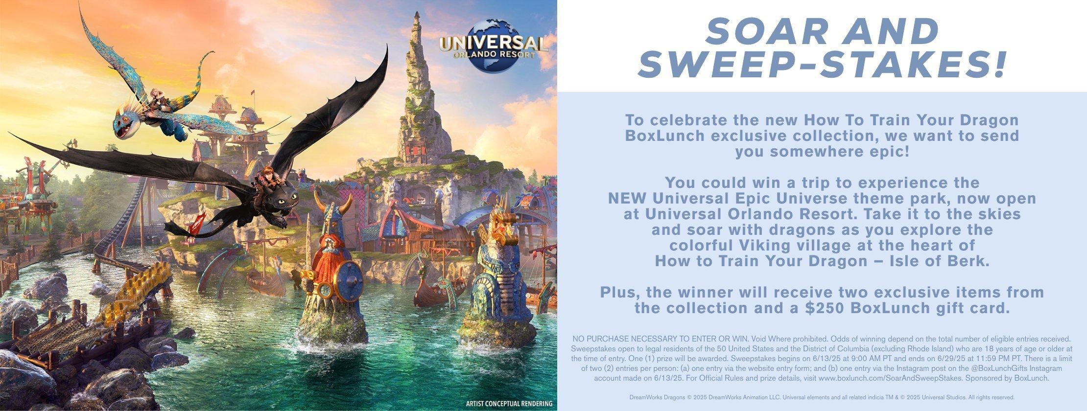 How To Train Your Dragon Sweepstakes