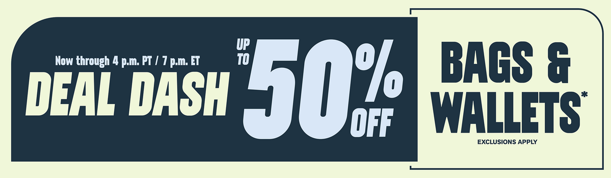 Deal Dash! Up To 50% Off Bags & Wallets