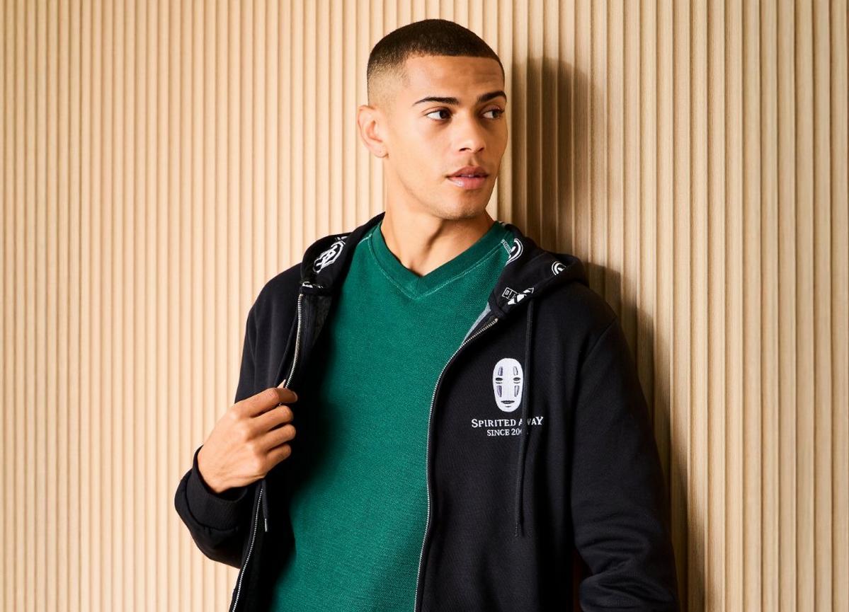 Studio Ghibli® Spirited Away No-Face Embroidered Hoodie - BoxLunch Exclusive