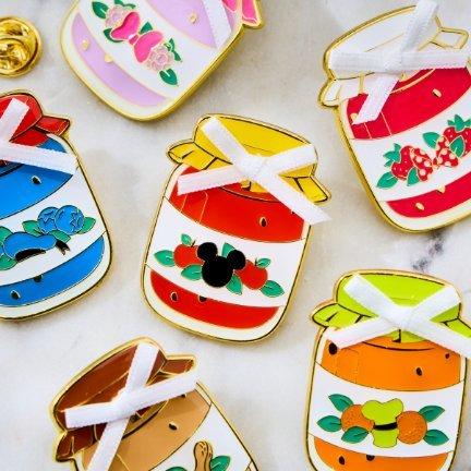 Loungefly Disney Mickey and Friends Jam Jar Ribbon Blind Box Enamel Pin — BoxLunch Exclusive