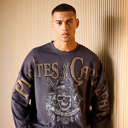 Disney Pirates of the Caribbean Title Crewneck — BoxLunch Exclusive