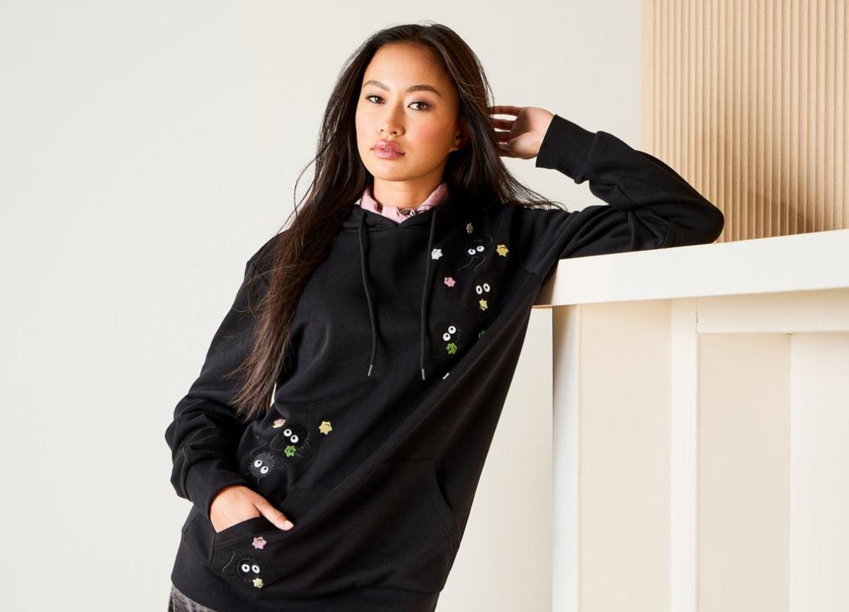 Our Universe Studio Ghibli® Spirited Away Soot Sprites and Stars Women's Hoodie — BoxLunch Exclusive