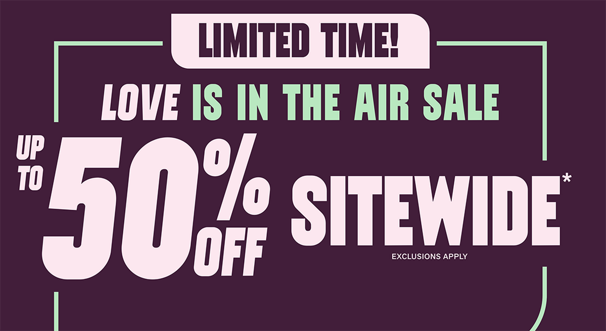 Limted Time! Up To 50% Off Sitewide