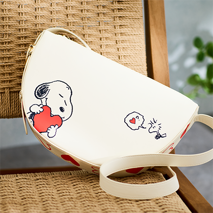 Peanuts Snoopy & Woodstock Heart Crossbody Bag - BoxLunch Exclusive