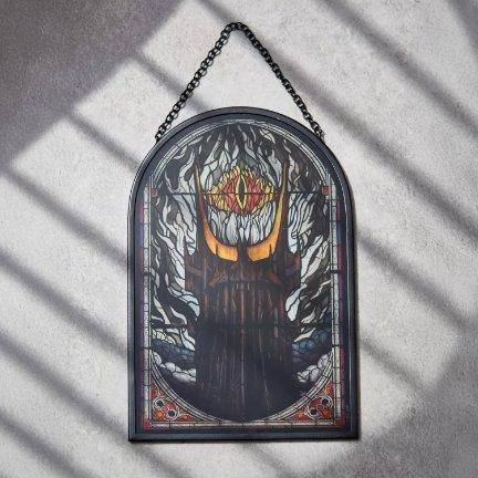 The Lord of The Rings Eye of Sauron Stained Glass Wall Art - BoxLunch Exclusive