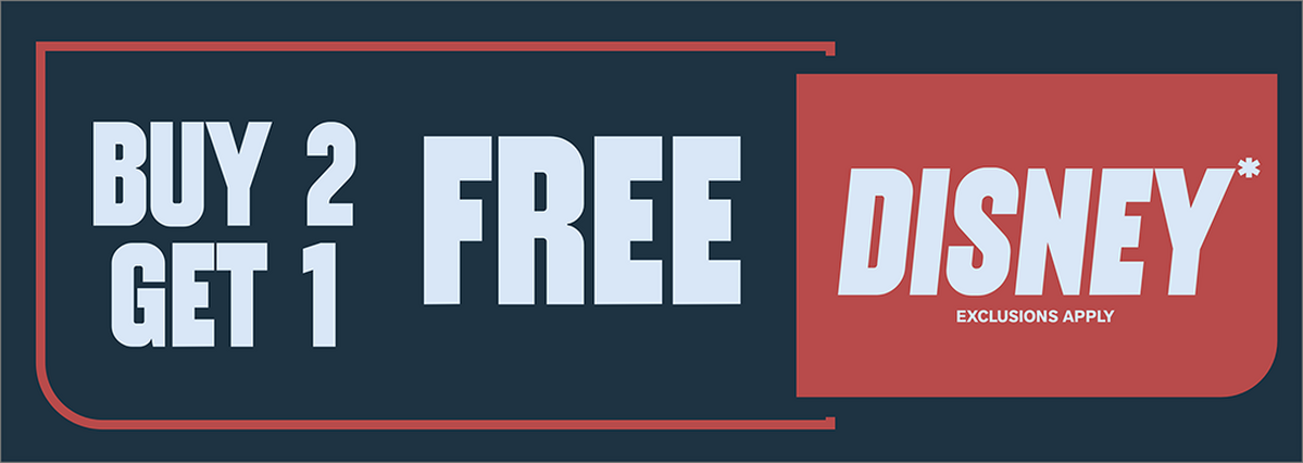 Buy 2 Get 1 Free Disney