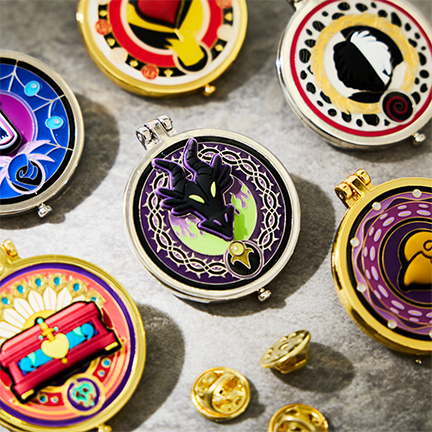 Loungefly Disney Villain Compact Mirror Blind Box Enamel Pin — BoxLunch Exclusive