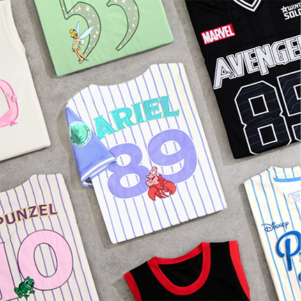 Disney and Marvel Jerseys