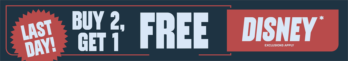 Buy 2 Get 1 Free Disney