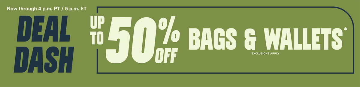 Deal Dash! Up To 50% Off Bags & Wallets