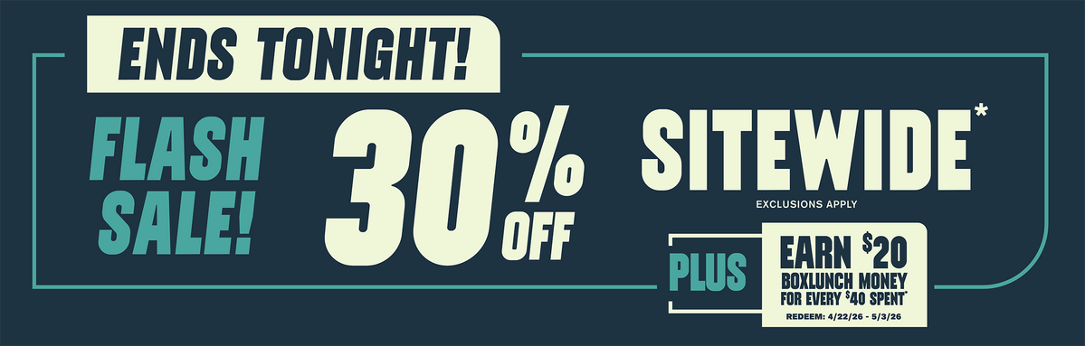 Flash Sale! 30% Off Sitewide