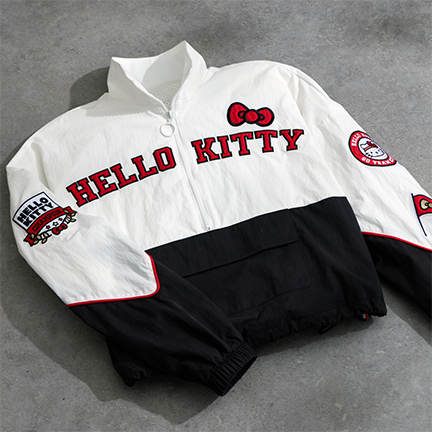 Sanrio Hello Kitty Icons Cropped Windbreaker — BoxLunch Exclusive