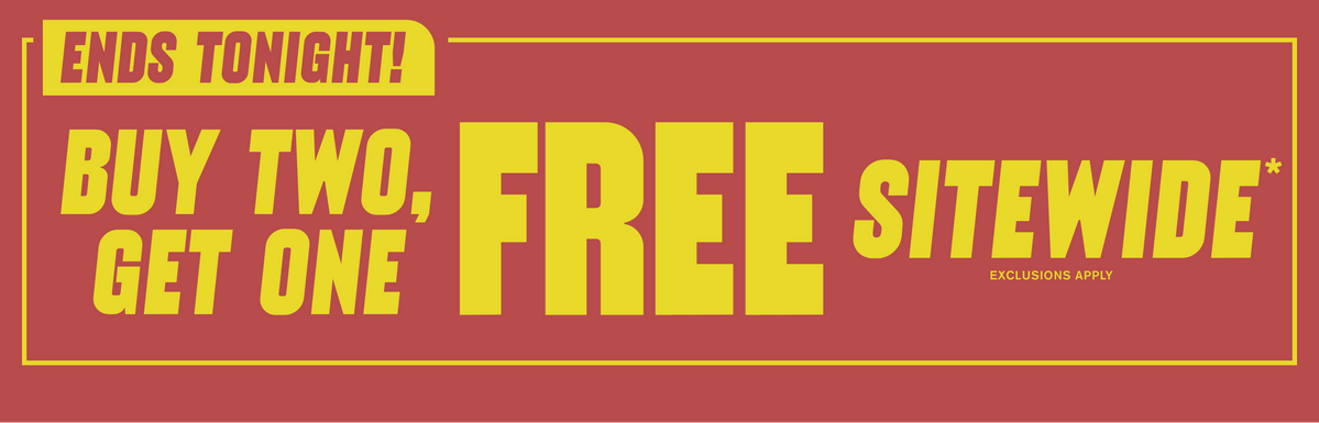 Limited Time! Buy Two, Get One Free Sitewide