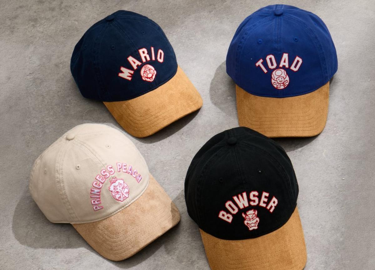 Nintendo Super Mario Character Embroidered Ball Caps - BoxLunch Exclusive