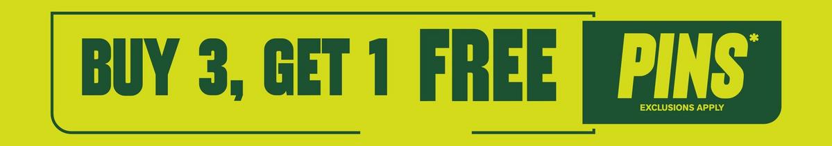 Buy 3, Get 1 Free Pins