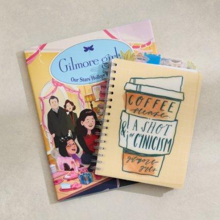 Gilmore Girls Our Stars Hollow Family Book & Coffee Please Figural Tab Journal — BoxLunch Exclusive