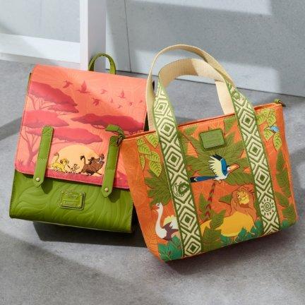 Loungefly Disney The Lion King  Mini Backpack and Animals Printed Crossbody Tote Bag - BoxLunch Exclusives