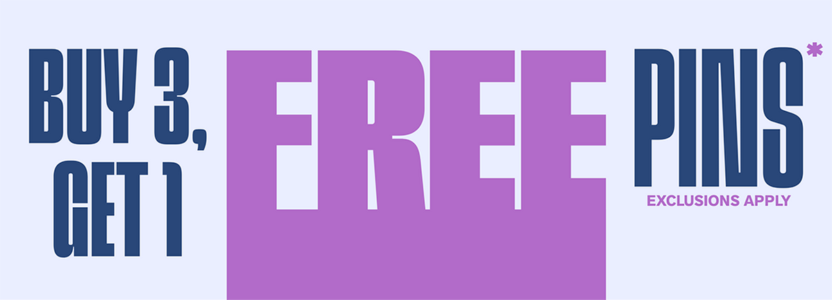 Buy 3 Get 1 Free Pins