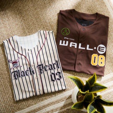 Disney Pirates of the Caribbean and Disney Pixar WALL-E Baseball Jerseys — BoxLunch Exclusives