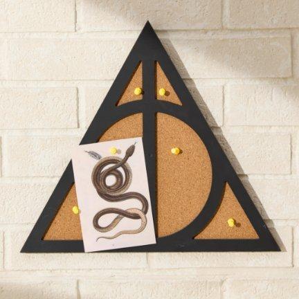 Harry Potter Deathly Hallows Figural Corkboard - BoxLunch Exclusive