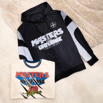 Masters of the Universe Logo Windbreaker and He-Man Logo Crewneck - BoxLunch Exclusives