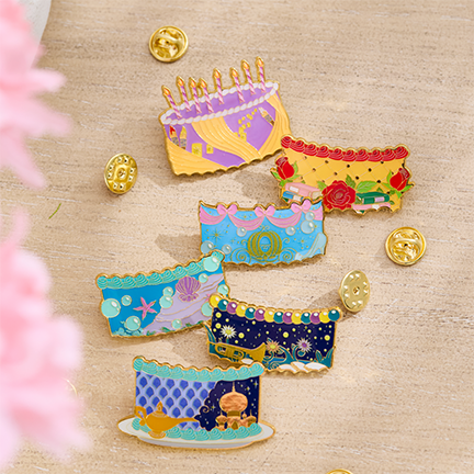 Loungefly Disney Princess Cake Layer Blind Box Enamel Pin - BoxLunch Exclusive