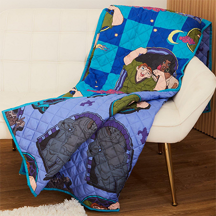 Disney The Hunchback of Notre Dame Retro Quilted Blanket — BoxLunch Exclusive