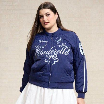 Disney Cinderella Women's Plus Size Cropped Moto Jacket - BoxLunch Exclusive
