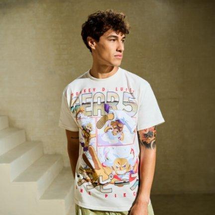 One Piece Monkey D. Luffy Gear 5 Multi-Portrait T-Shirt - BoxLunch Exclusive