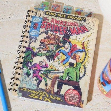 Marvel Spider-Man Comic Book Cover Figural Tab Journal - BoxLunch Exclusive