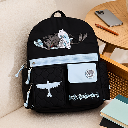 DreamWorks How To Train Your Dragon Toothless and Light Fury Backpack - BoxLunch Exclusive