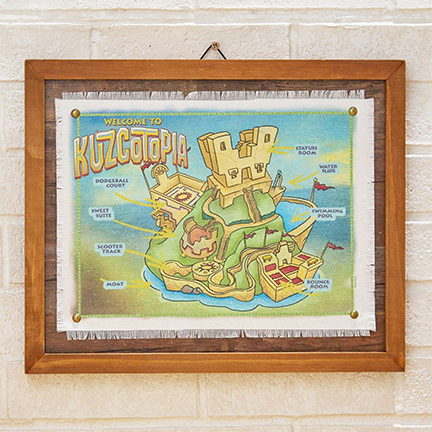 Disney The Emperor's New Groove Kuzcotopia Map Wall Art - BoxLunch Exclusive