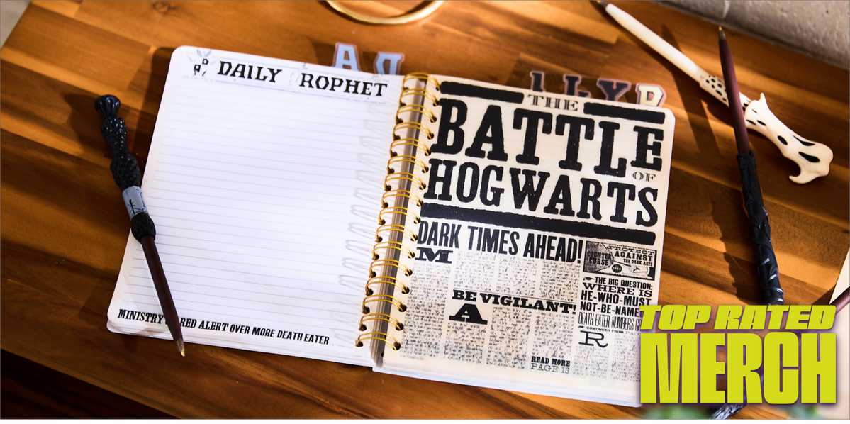 Harry Potter Daily Prophet Undesirable No. 1 Tab Journal & Wand Blind Box Pen - BoxLunch Exclusive