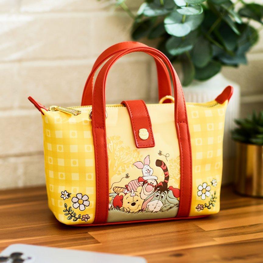 Loungefly Disney Winnie the Pooh Floral Gingham Mini Backpack - BoxLunch Exclusive