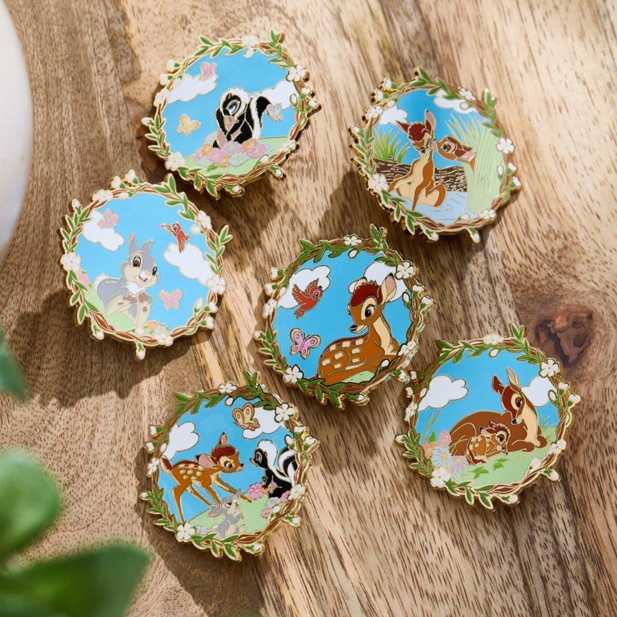 Disney Bambi Floral Frame Blind Box Enamel Pin - BoxLunch Exclusive