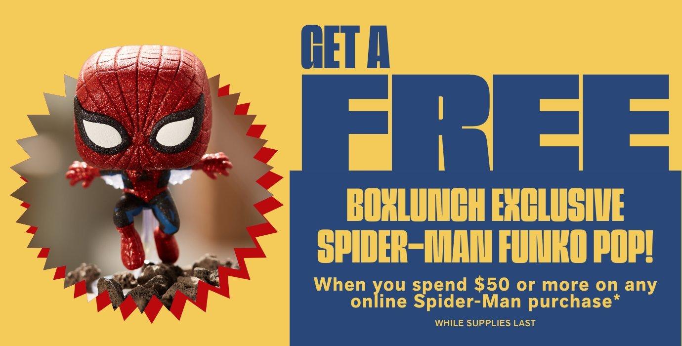 Get a Free Funko Pop! with a $50 Spider-Man Purchase
