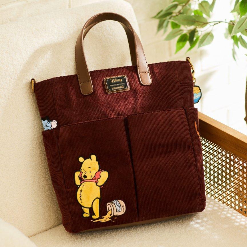 Loungefly Disney Winnie the Pooh Corduroy Tote Bag - BoxLunch Exclusive