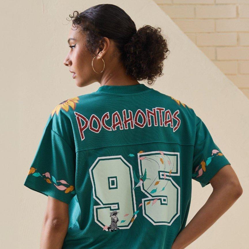 Disney Pocahontas Women's Cropped Football Jersey - BoxLunch Exclusive