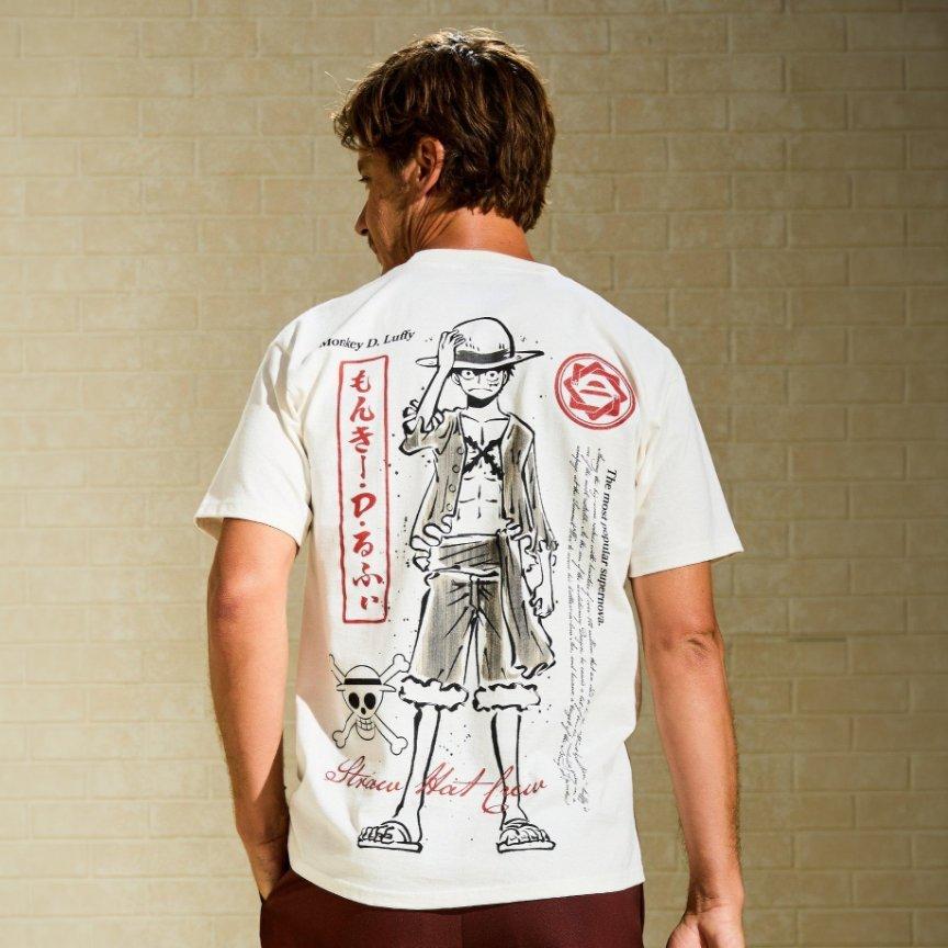 One Piece Luffy Ink T-Shirt — BoxLunch Exclusive