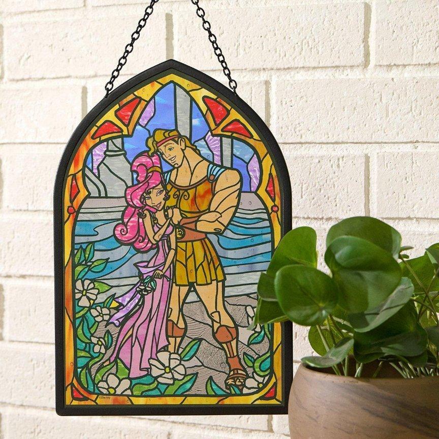 Disney Hercules Meg & Hercules Stained Glass Wall Art - BoxLunch Exclusive