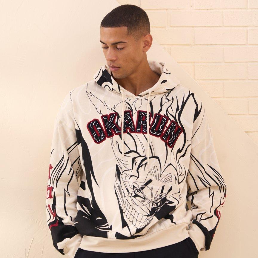 Dandadan Okarun Allover Print Hoodie - BoxLunch Exclusive