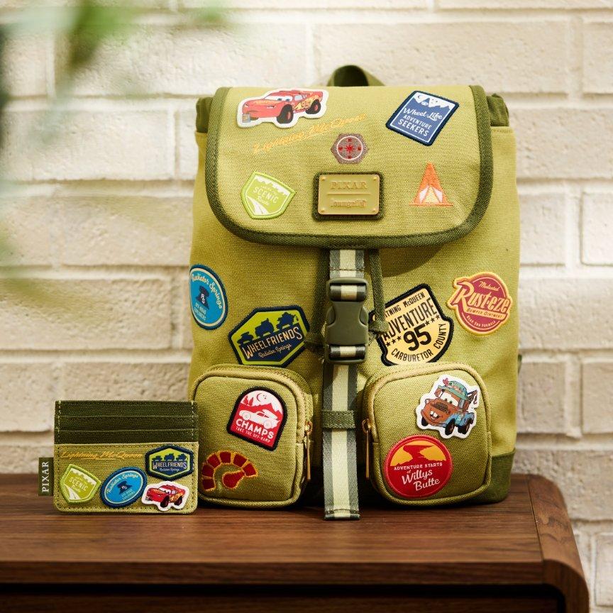 Loungefly Disney Pixar Cars Patches Mini Backpack and Cardholder — BoxLunch Exclusives