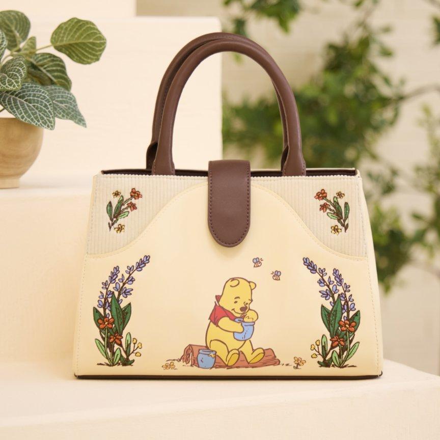 Loungefly Disney Winnie the Pooh & Friends Gardening Corduroy Crossbody Bag - BoxLunch Exclusive