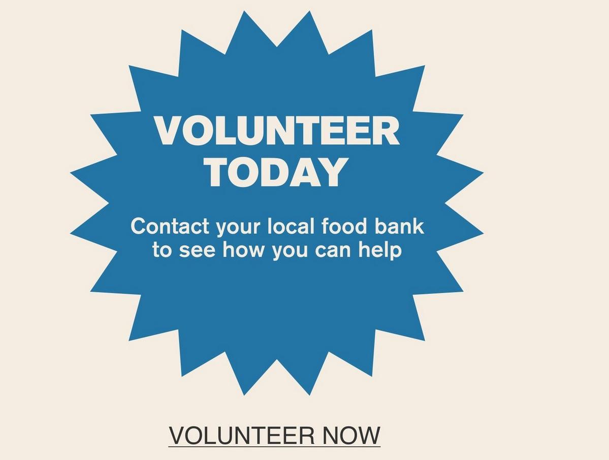 Visit Feeding America to find volunteer opportunities near you.