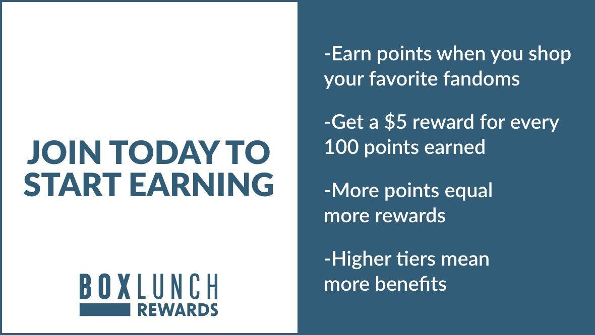 bl rewards. get some, give back, get rewards. join today to start earning. earn points when you shop your favorite fandoms. get a $5 reward for every 100 points earned. more points equal more rewards. higher ties mean more benefits.